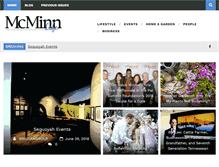 Tablet Screenshot of mcminnlife.com